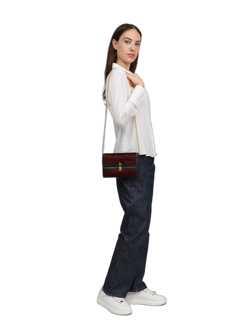 Coccinelle Magie 2nite Crossbody Bag — Brown Cowhide