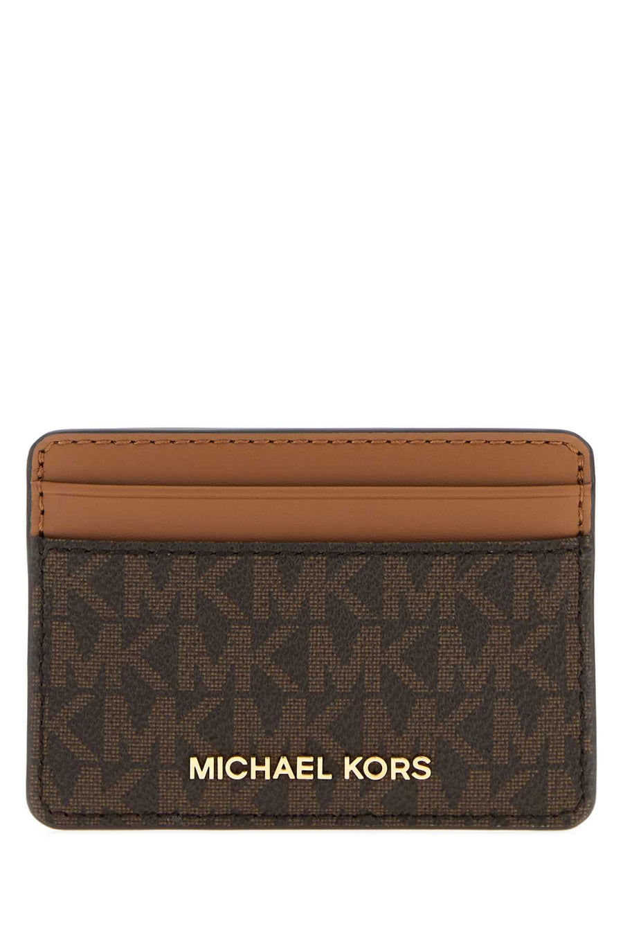 Michael By Kors Holder Card Case — Brown Wallet