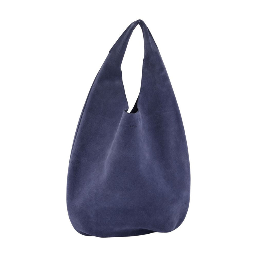 A.p.c. Le Neige Shoulder Bag — Navy Cowhide