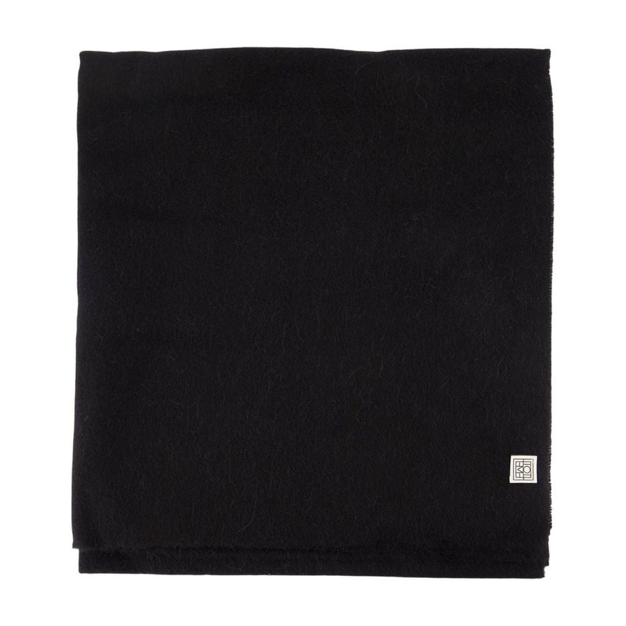 Toteme Wool Scarf — Black Scarfs