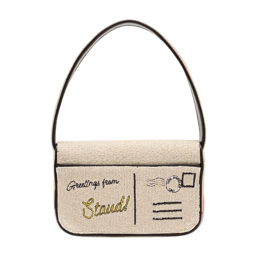 Staud Tommy Shoulder Bag — Beige Other