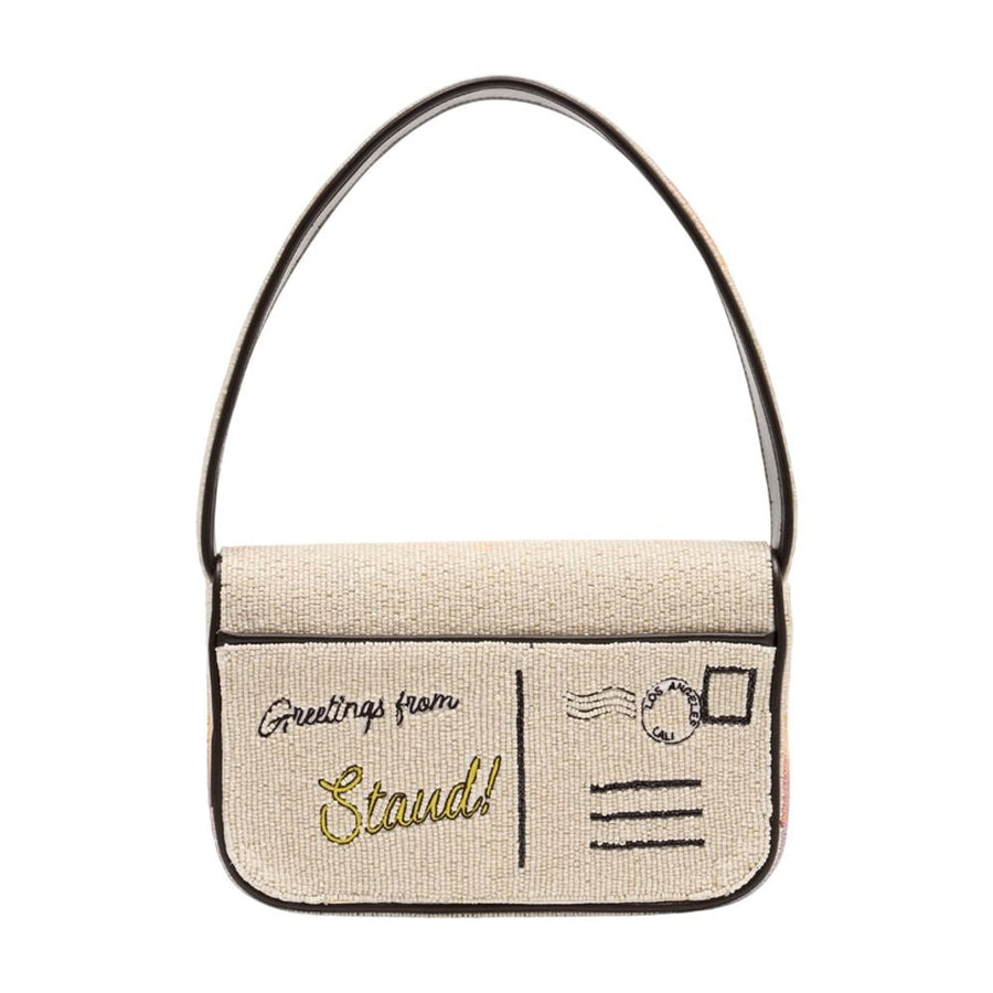 Staud Tommy Shoulder Bag — Beige Other