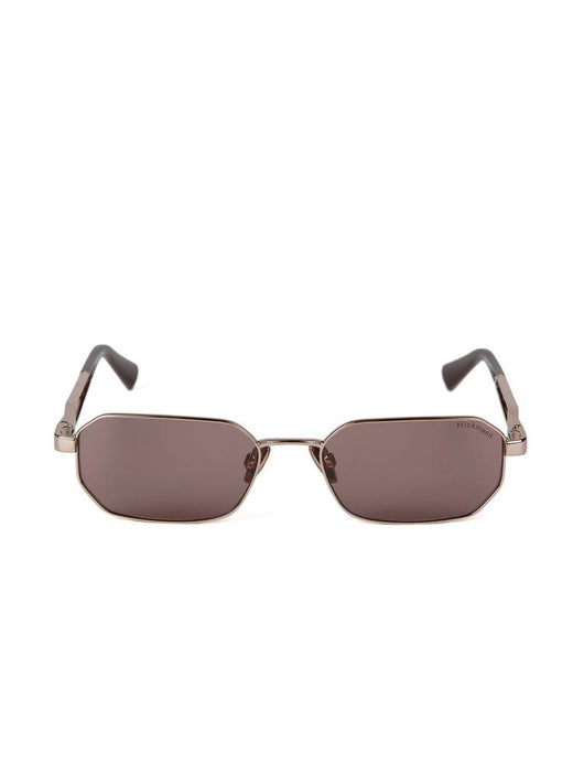 Hickmann Hi3248 Metal Rectangle Sunglasses — Rose Gold