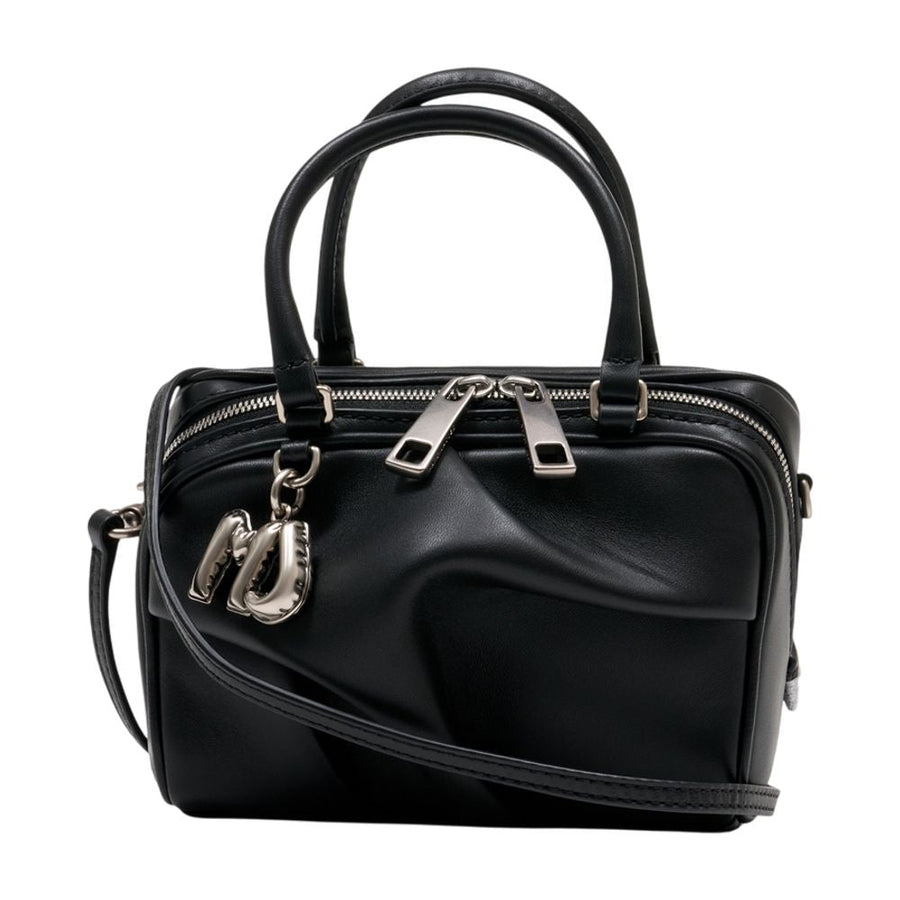 Marc Jacobs Micro Bauletto Top Handle Bag — Black Lambskin