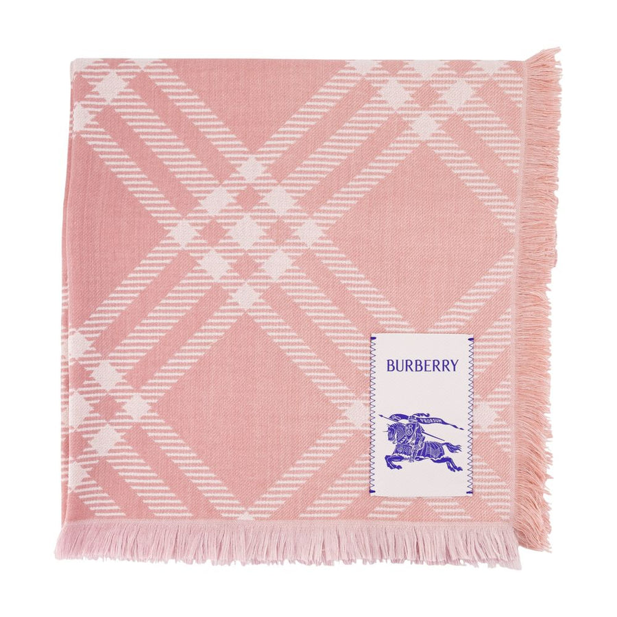 Burberry Scarf — Pink Wool Scarfs