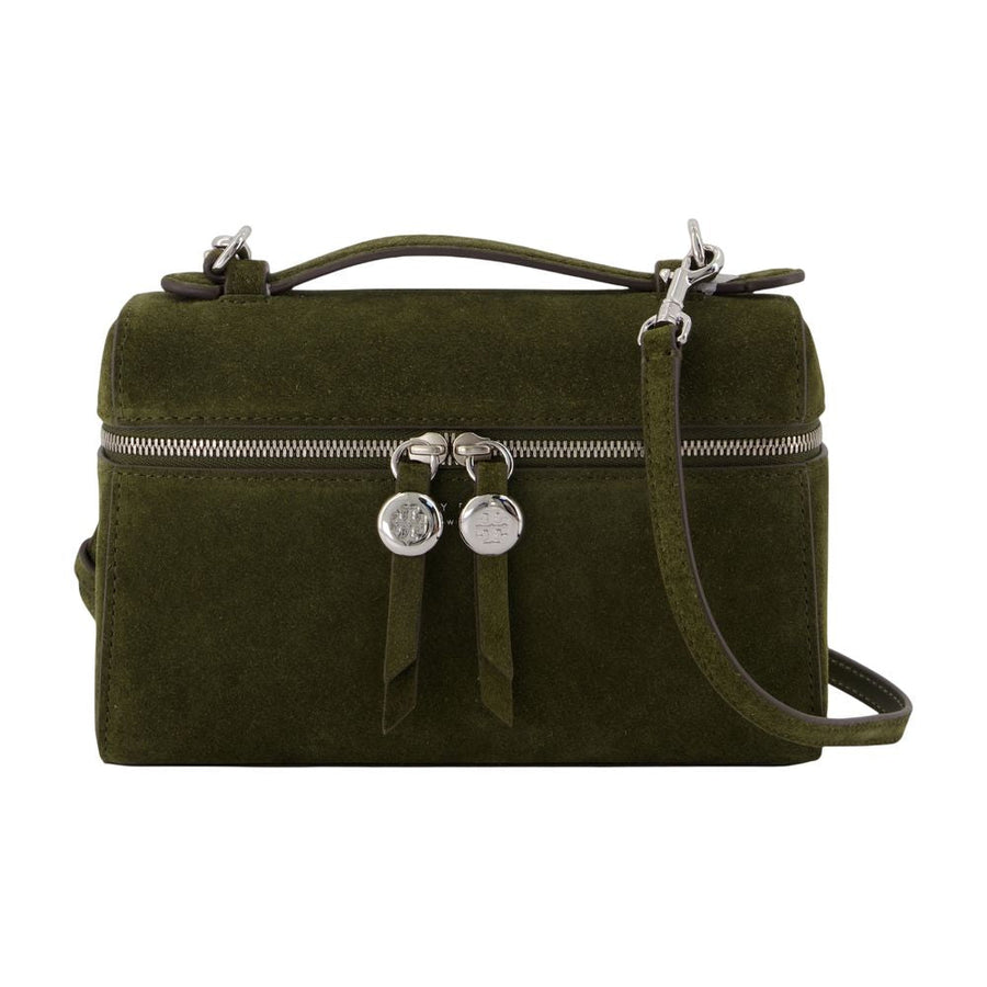 Tory Burch Top Handle Bag — Green Calfskin