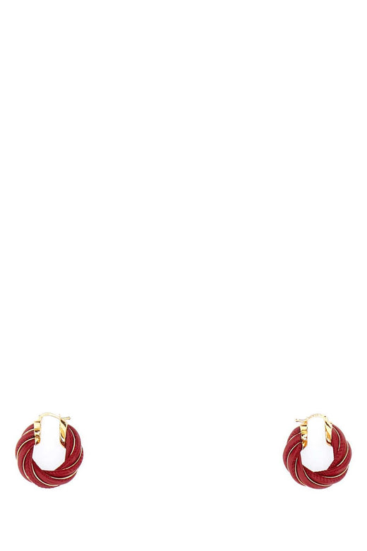 Bottega Veneta Applecandy Earrings — Red