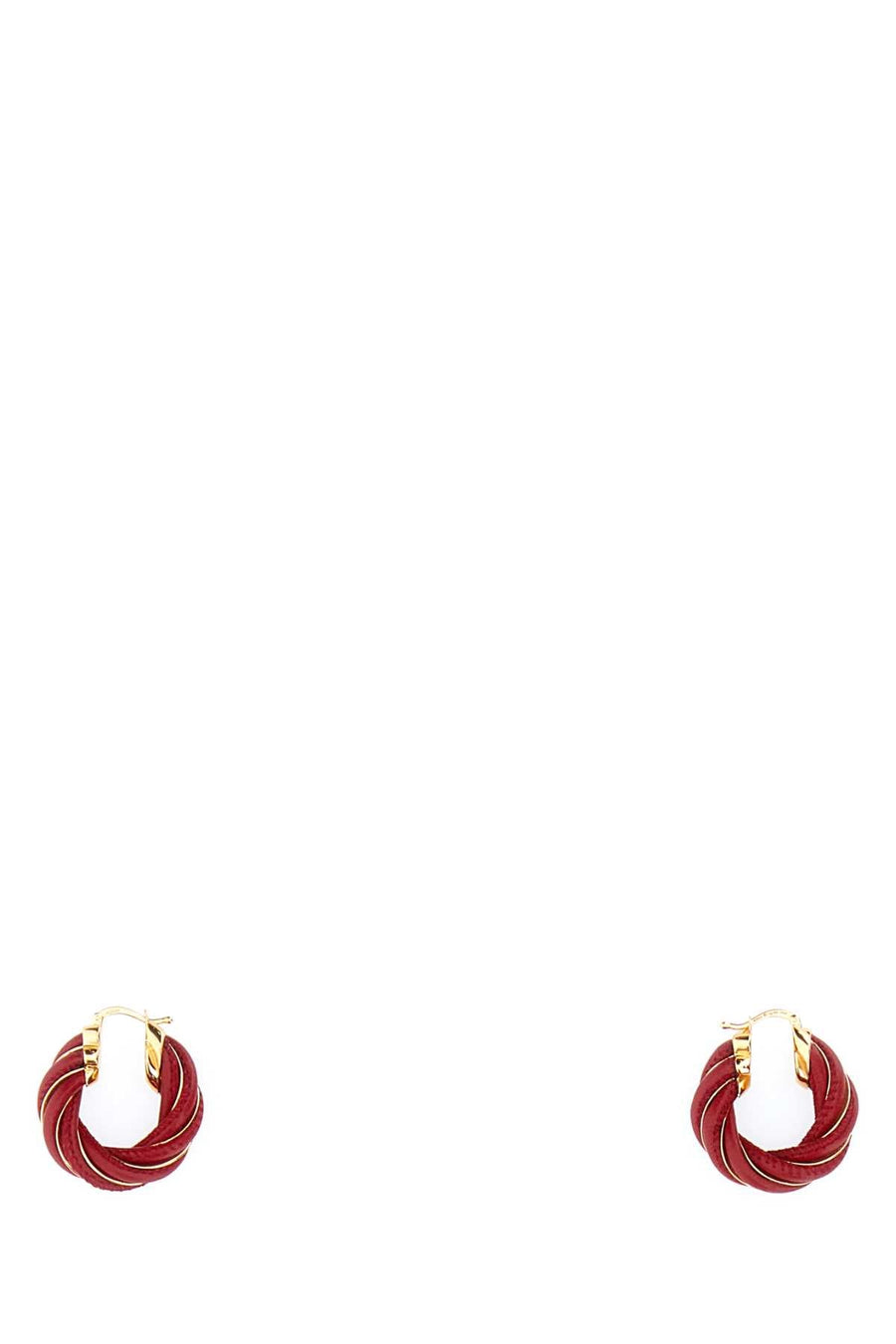 Bottega Veneta Applecandy Earrings — Red