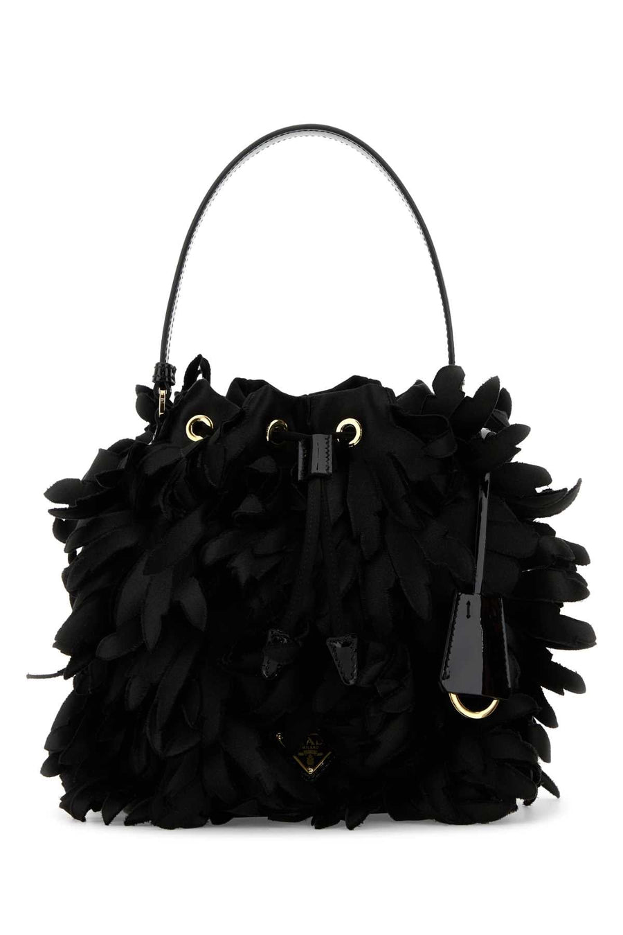 Prada Bucket Bag — Black Se Vi-vitello