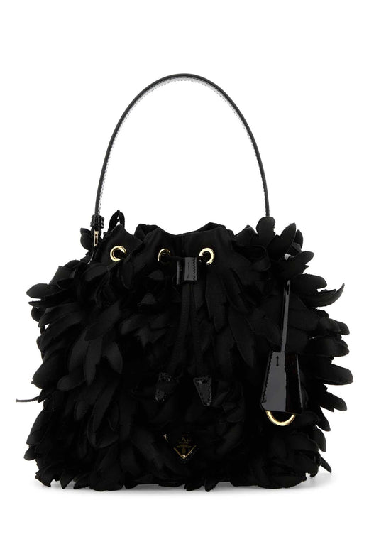 Prada Bucket Bag — Black Se Vi-vitello