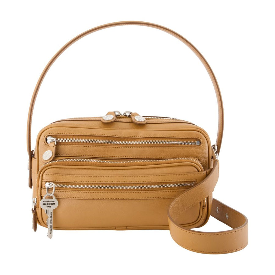 Acne Studios Shoulder Bag — Brown Calfskin