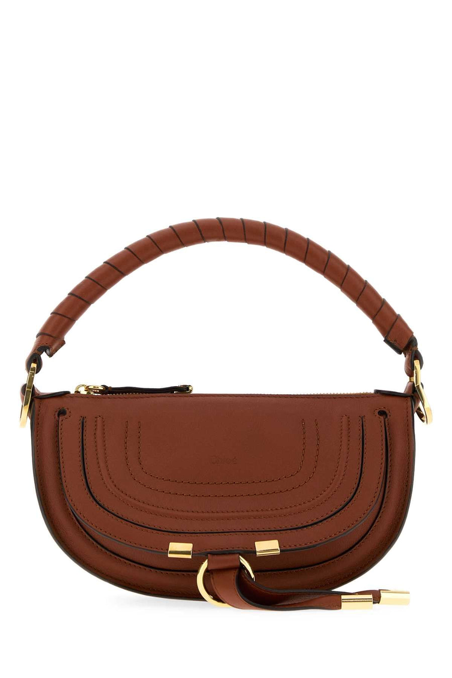 Chloé Marcie Shoulder Bag — Brown