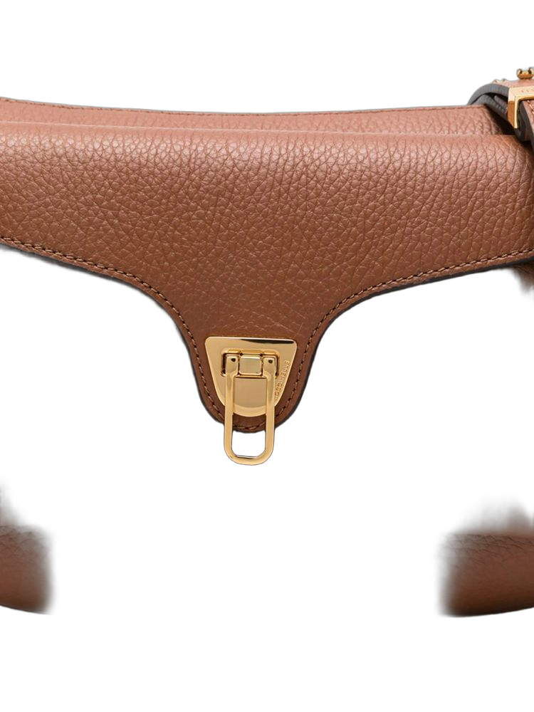 Coccinelle Beat Crossbody Bag Cognac Cow Leather