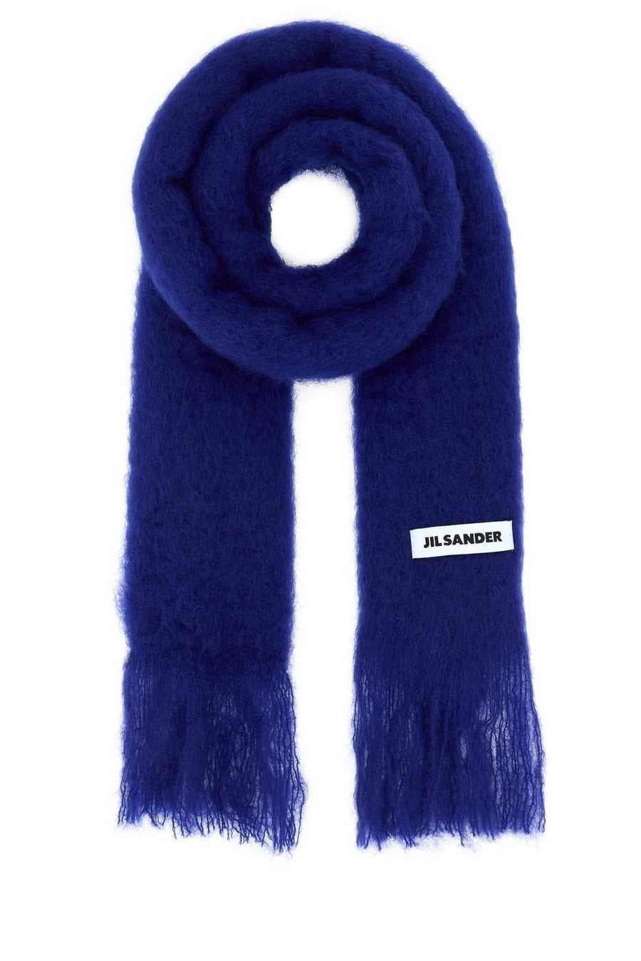Jil Sander Scarf — Navy Exterior: Mohair Wool Nylon Scarfs