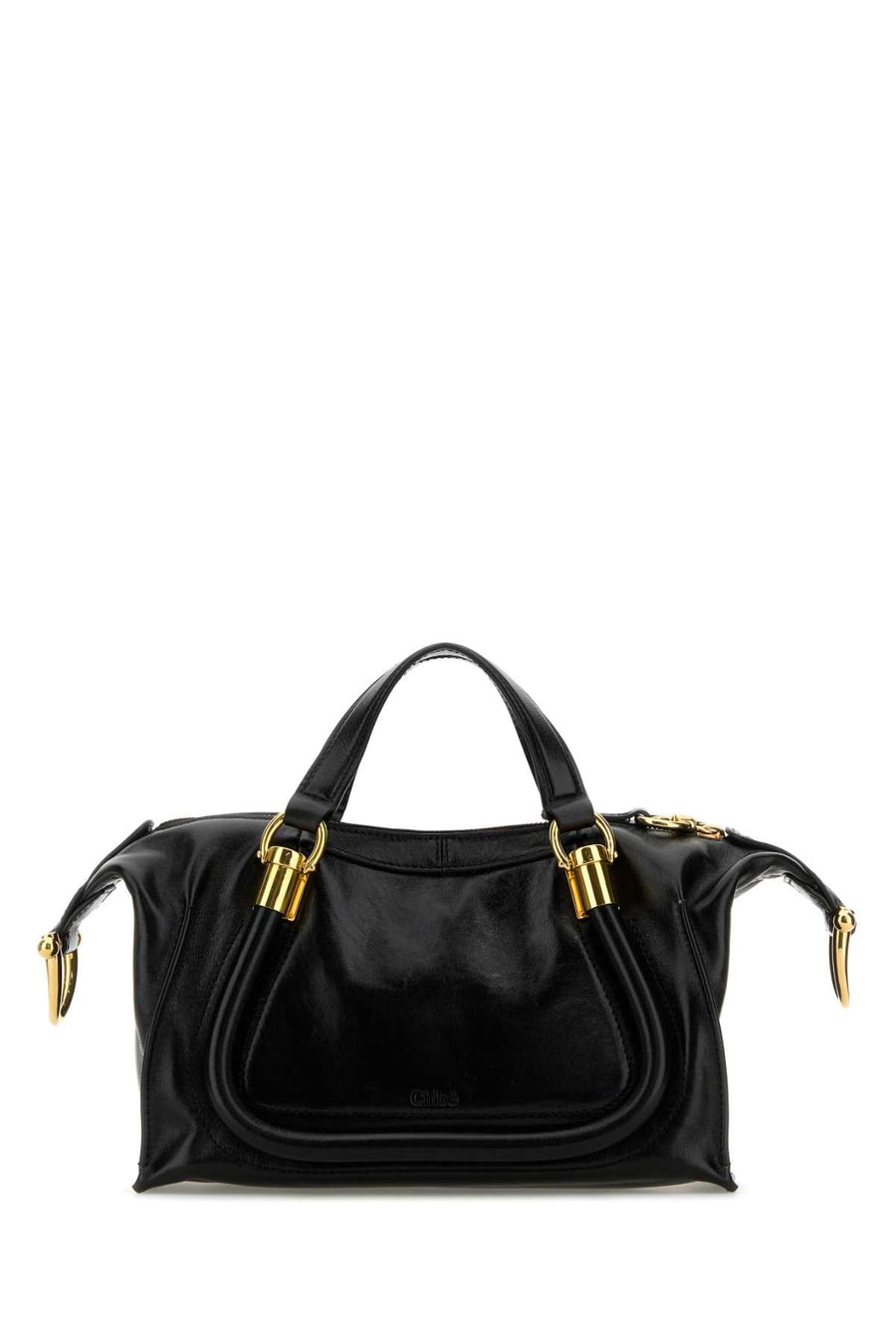 Chloé Paraty 24 Top Handle Bag — Black