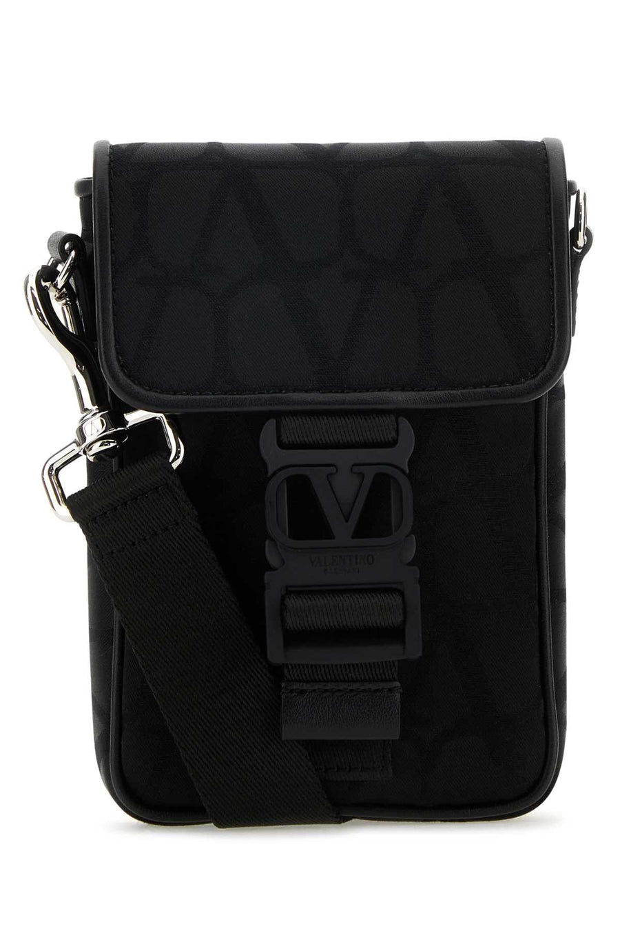 Valentino Garavani Toile Iconographe Card Case — Black Cases