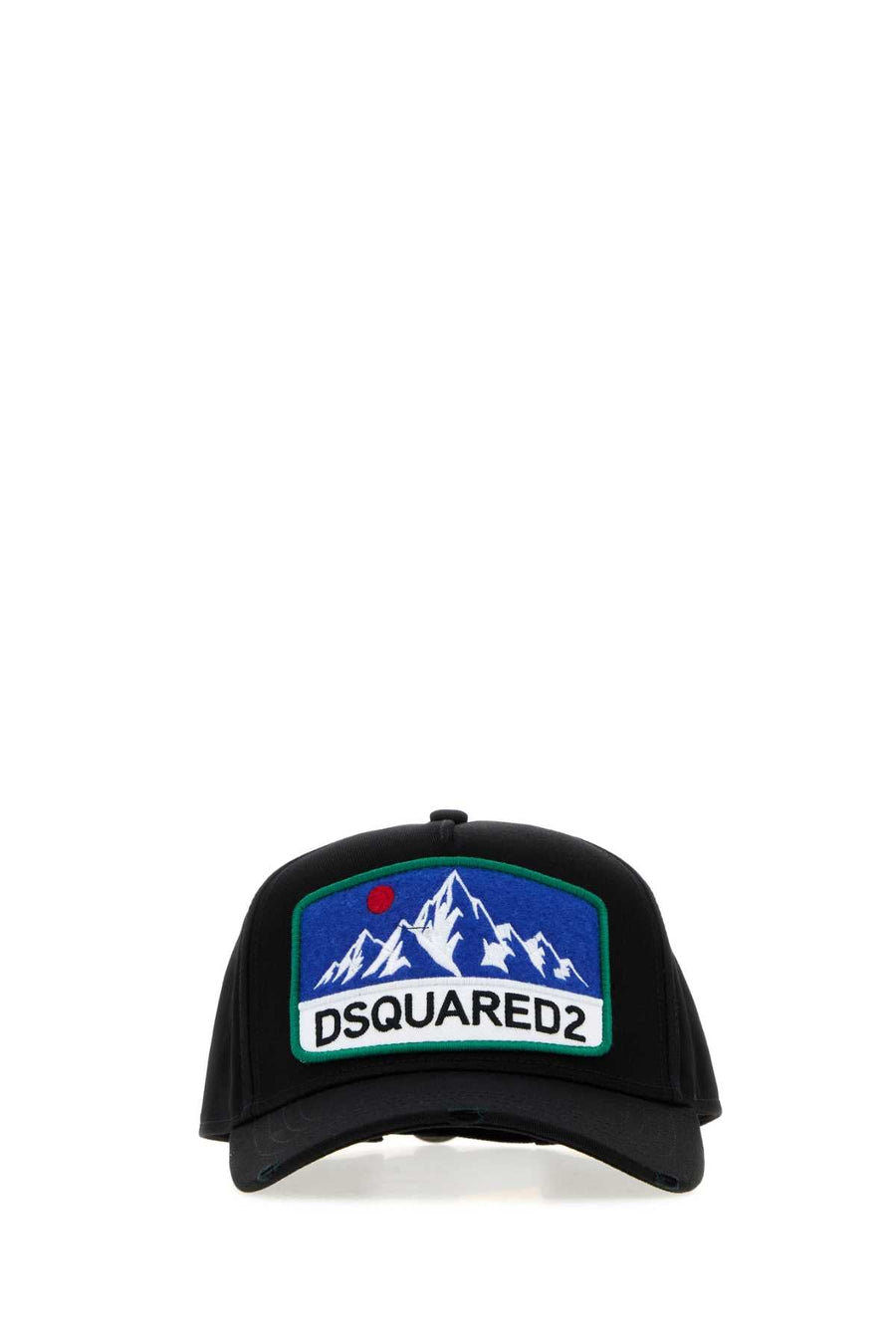 Dsquared2 Bcm103905c00001 Baseball Cap — Black Exterior: Cotton Caps