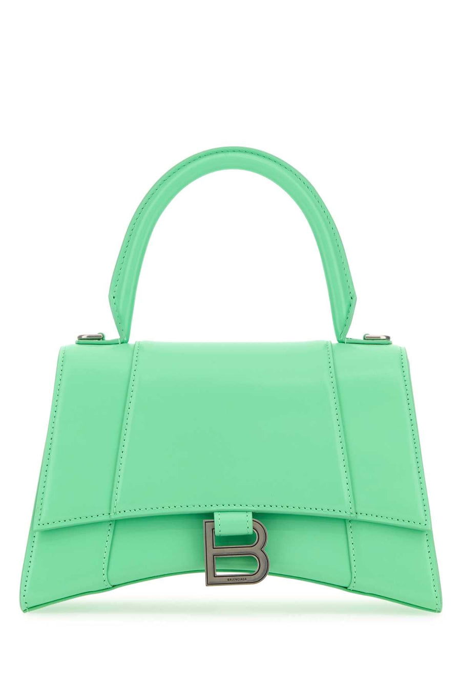 Balenciaga Hourglass Top Handle Bag — Green