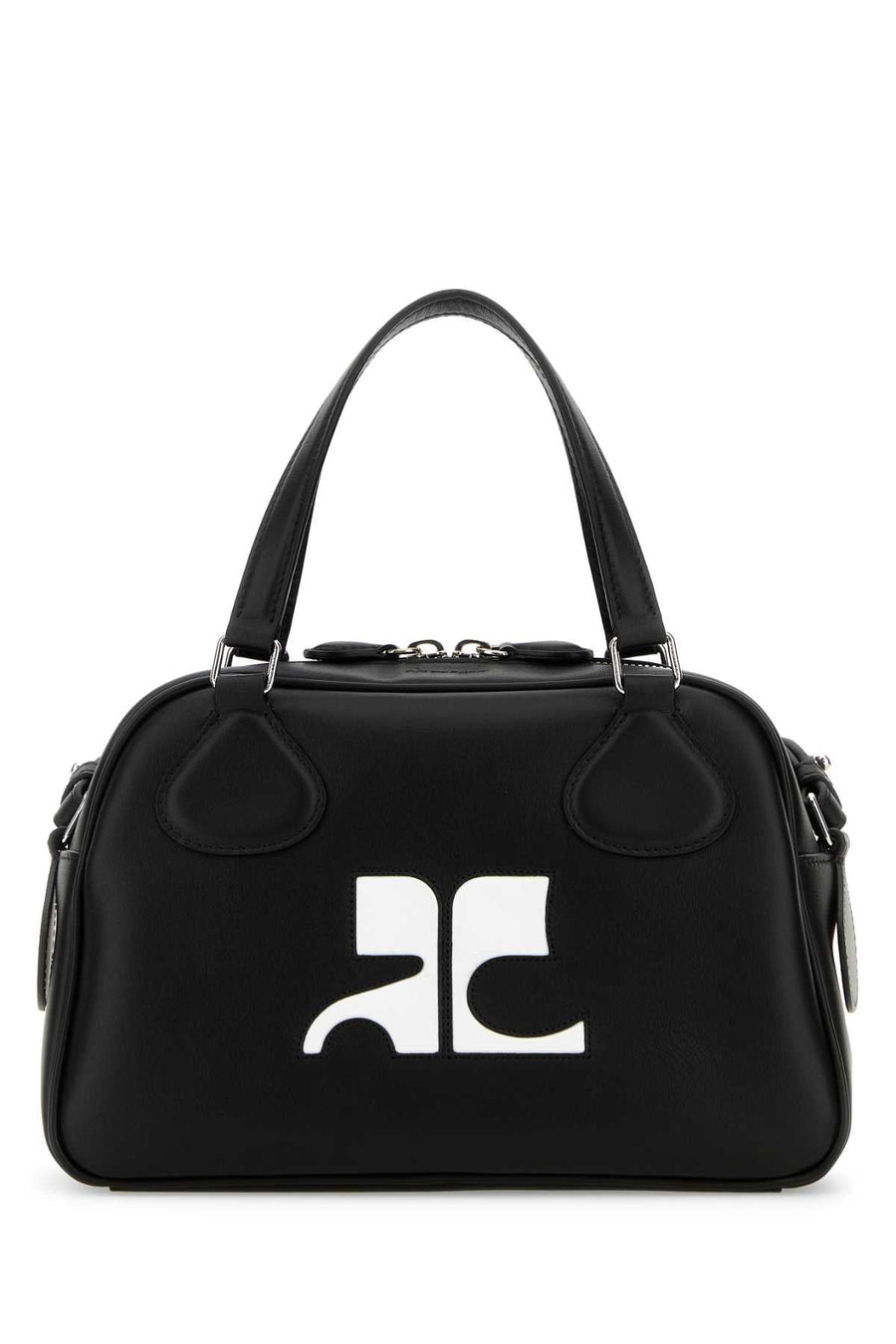 Courrèges Bowlingbag Bowling Bag — Black Top Handle