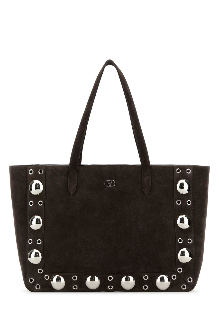 Valentino Garavani Nellcote Tote Bag — Brown Cowhide - Bos Taurus