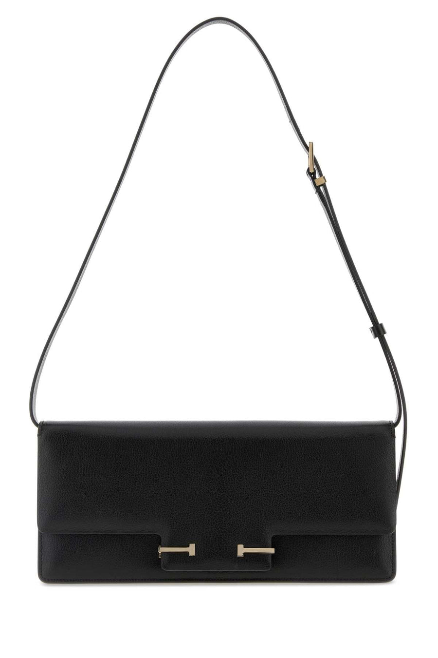 Tom Ford Leather Shoulder Bag — Black