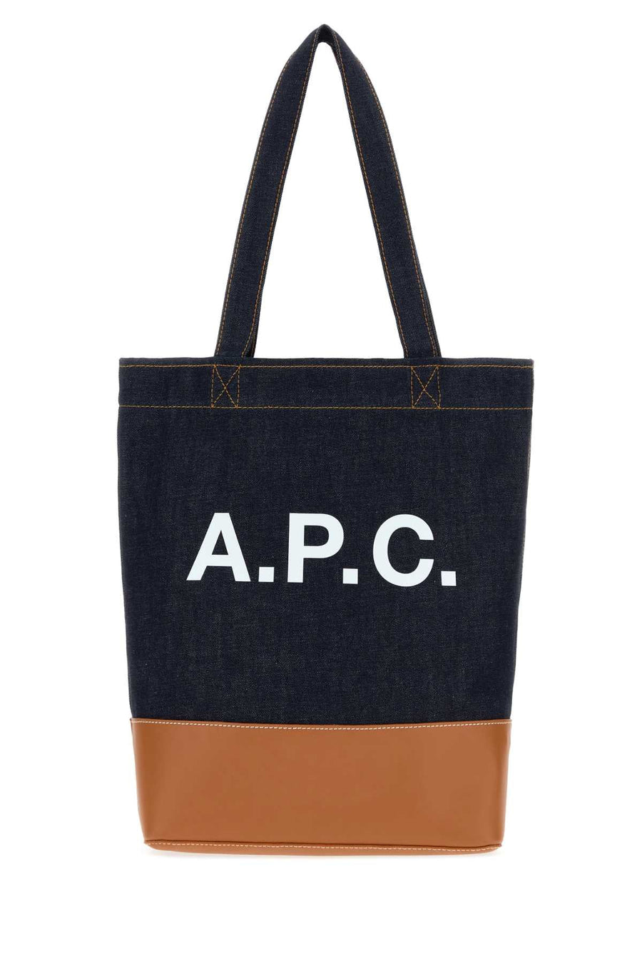 A.p.c. Axel Tote Bag — Navy Exterior: Fabric