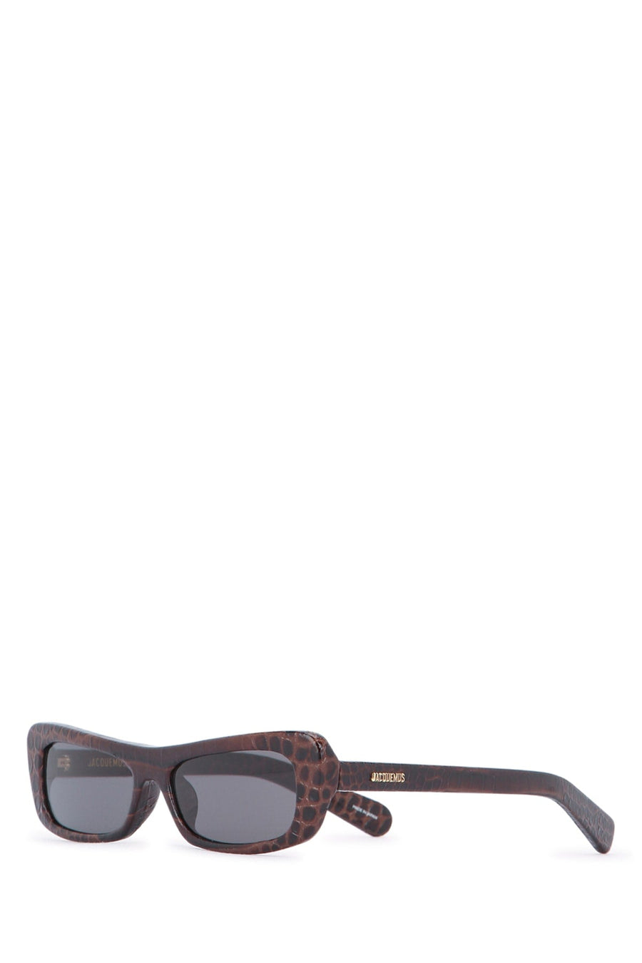 Jacquemus Les Sunglasses — Brown Calf Leather