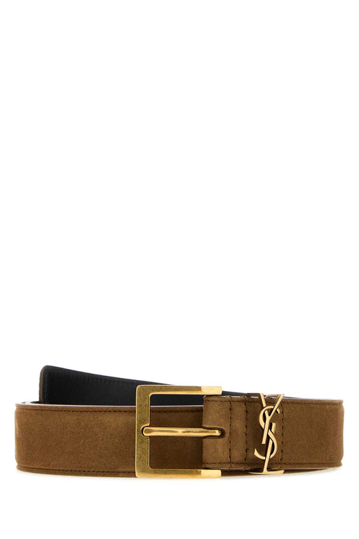 Saint Laurent Harley Belt — Brown