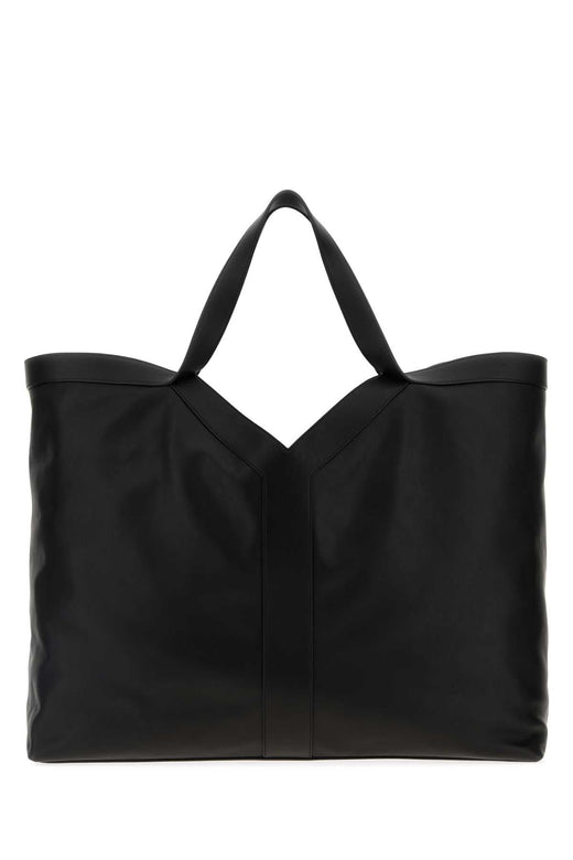 Saint Laurent Bv Tote Bag — Black Exterior: Calf Lining: Suede