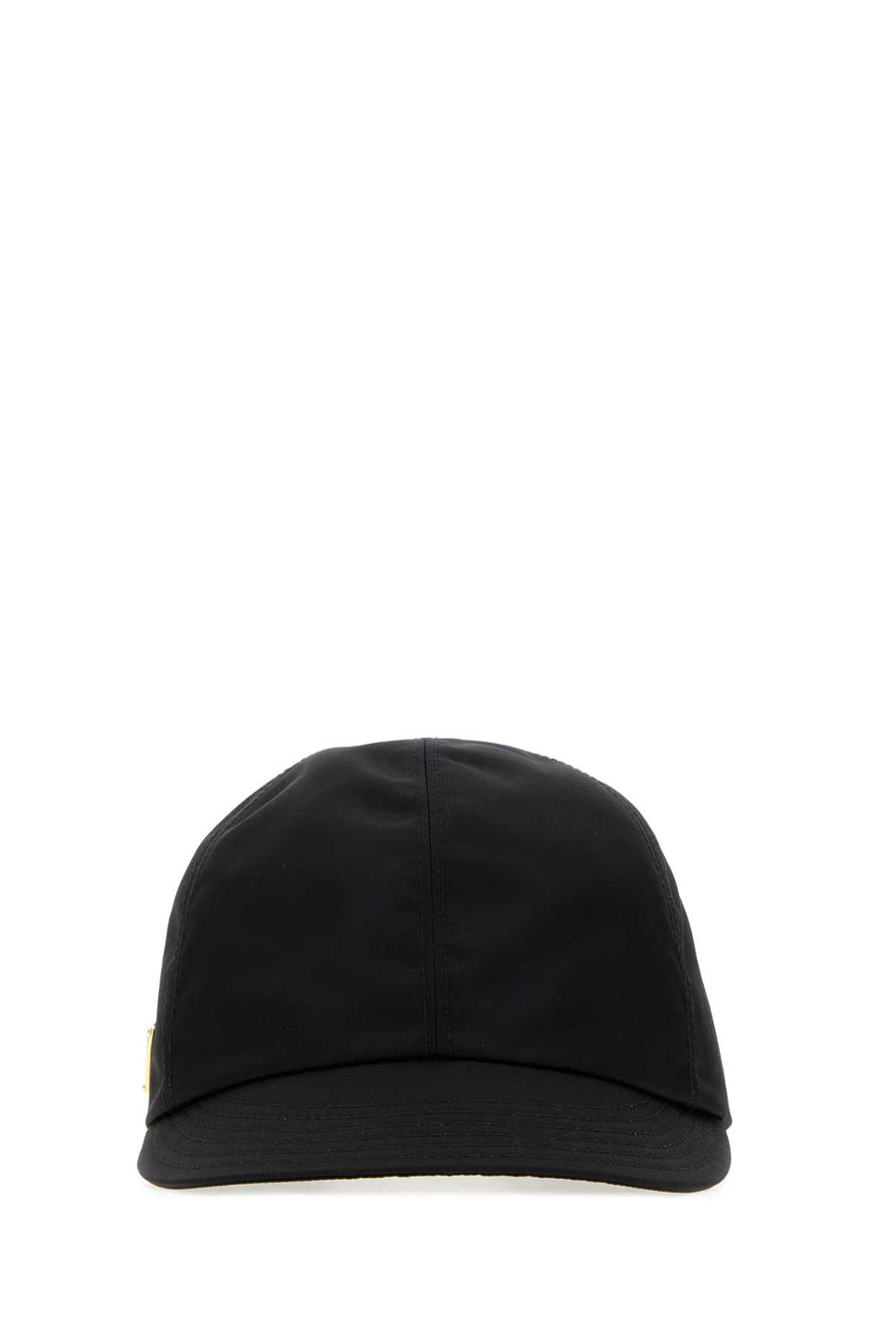 Prada Hat Re-Nylon Baseball Cap — Black Caps