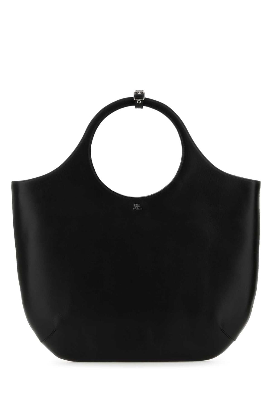 Courrèges Holy Top Handle Bag — Black
