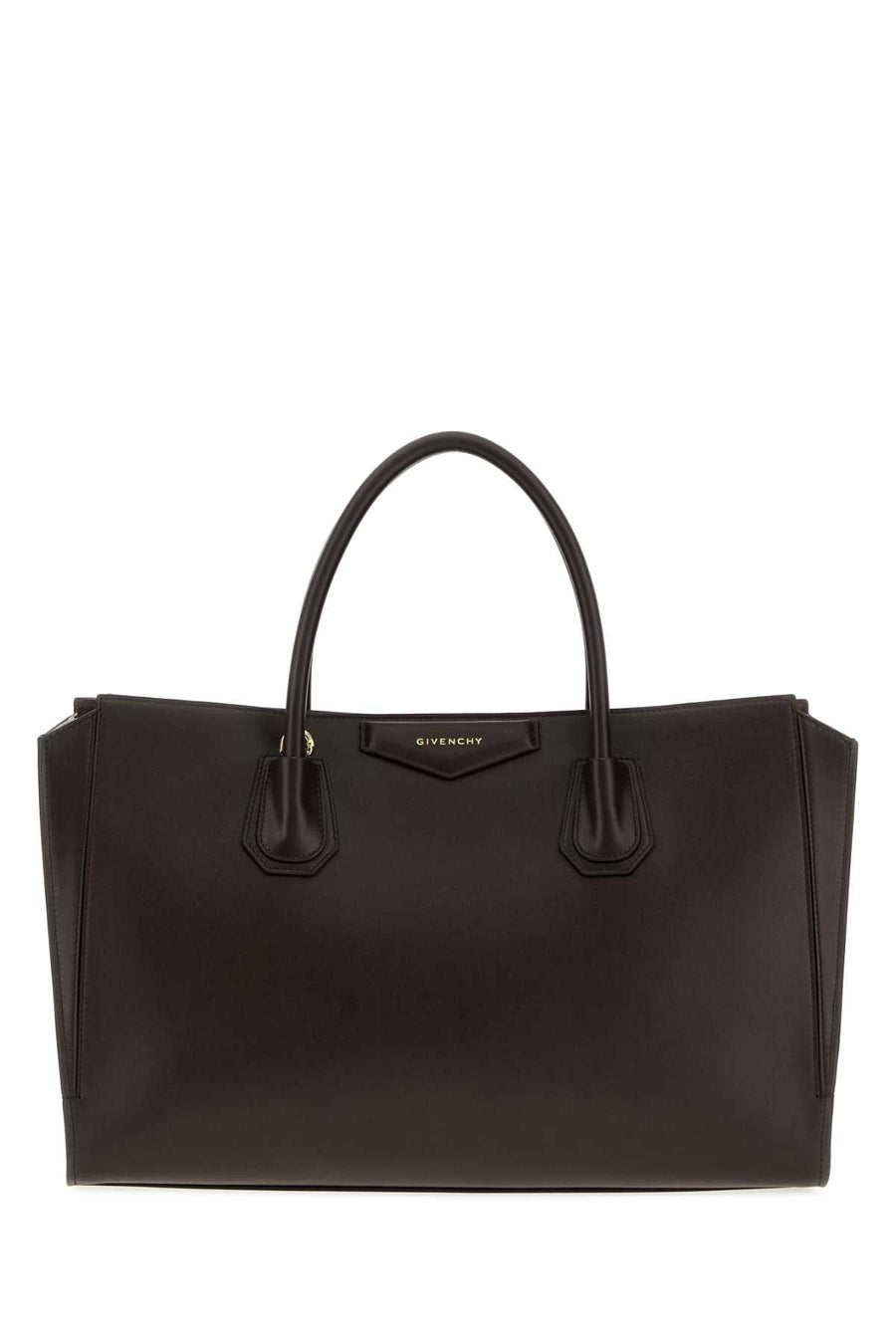 Givenchy Minimalist Leather Tote Bag — Brown