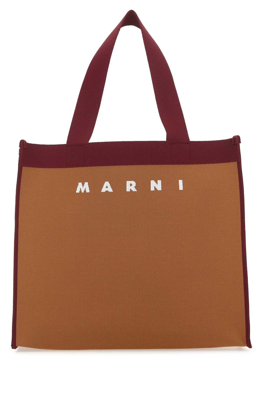 Marni Mano Tote Bag — Brown Exterior: Polyester