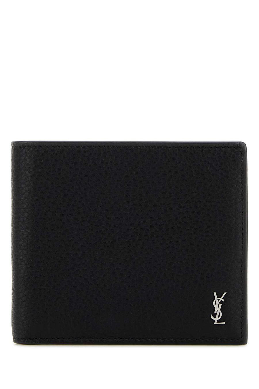 Saint Laurent Leather Wallet — Black