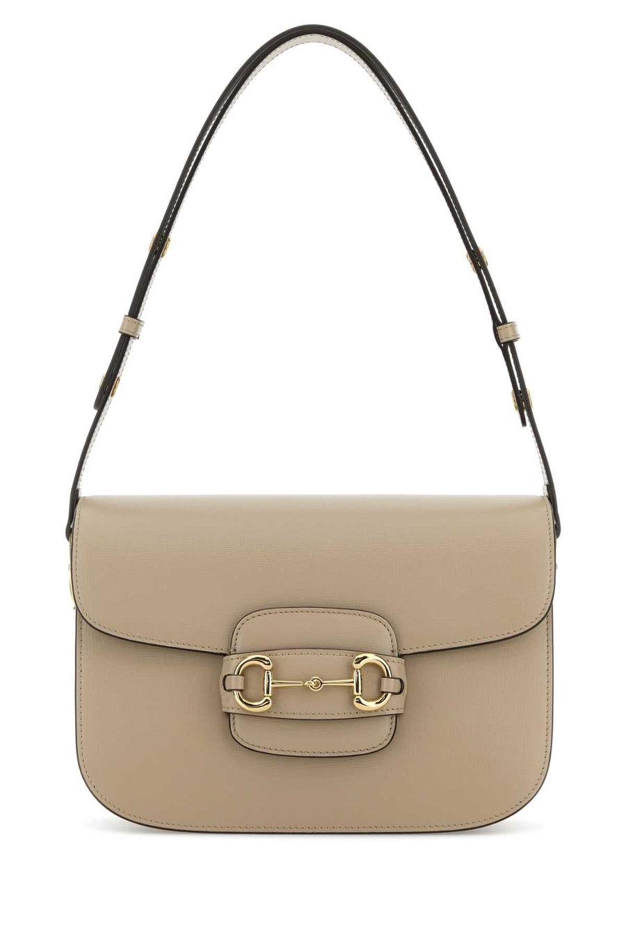 Gucci Horsebit Shoulder Bag — Beige Calf Skin