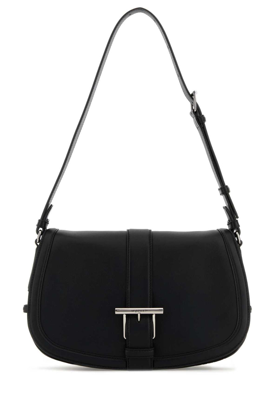Alexander Mcqueen T-Bar Satchel Shoulder Bag — Black Large