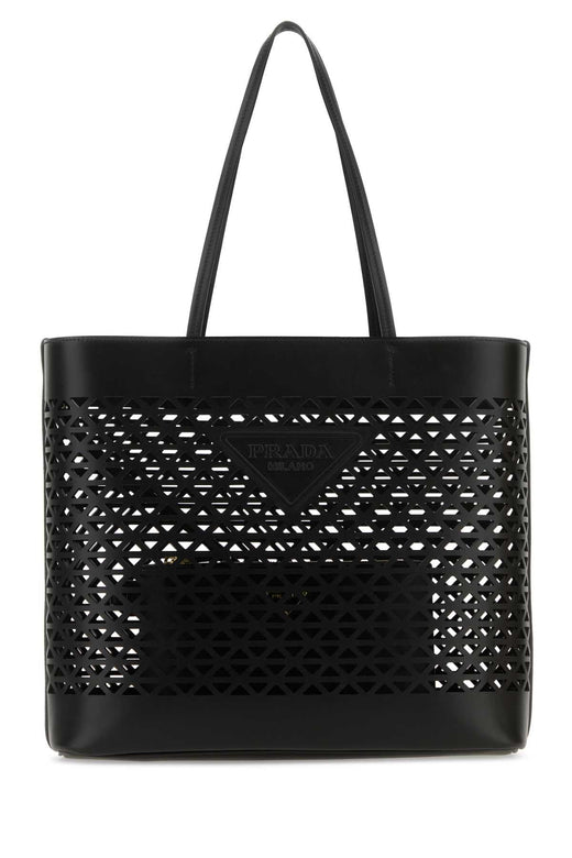 Prada Tote Bag — Black Exterior: Leather