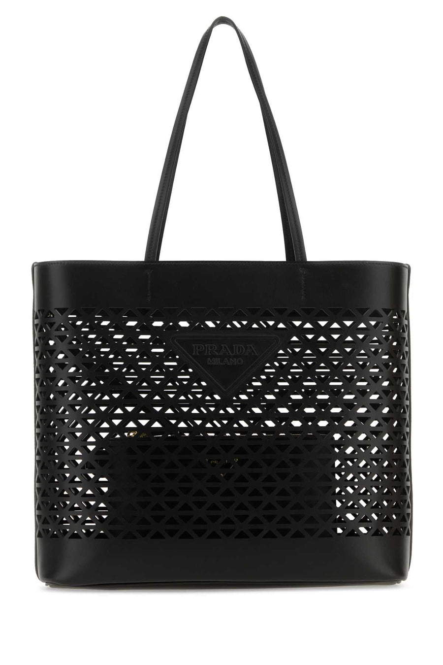 Prada Tote Bag — Black Exterior: Leather
