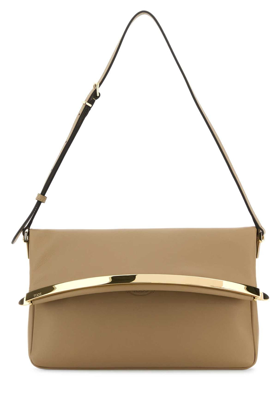 Tods Clutch Shoulder Bag — Beige