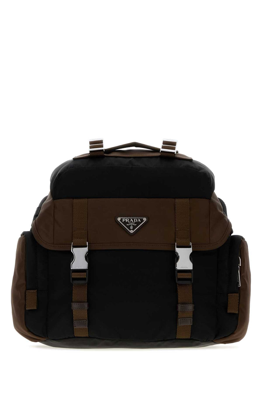 Prada Tessuto Crossbody Bag — Black