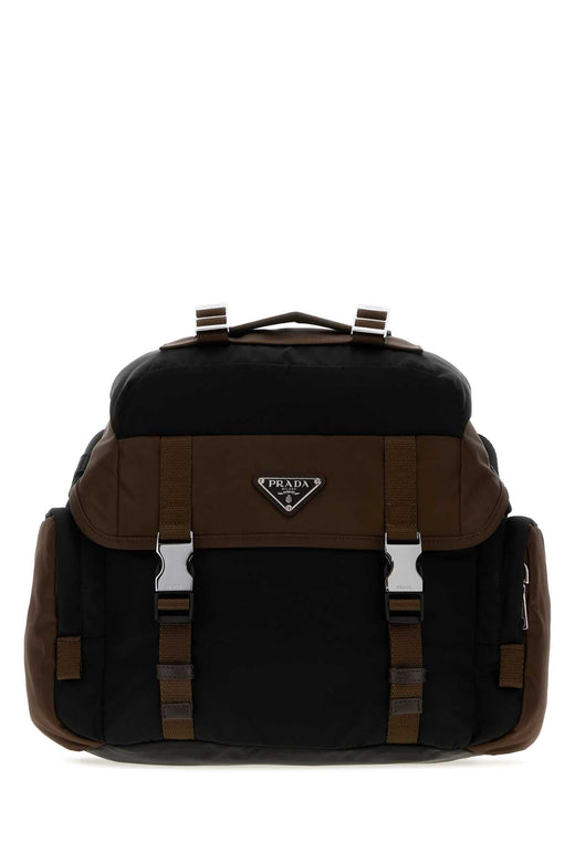 Prada Tessuto Crossbody Bag — Black