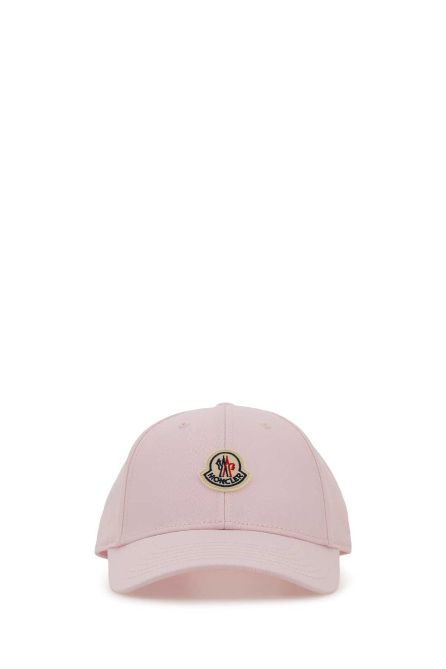 Moncler Baseball Cotton Cap — Pink Base Fabric: Caps
