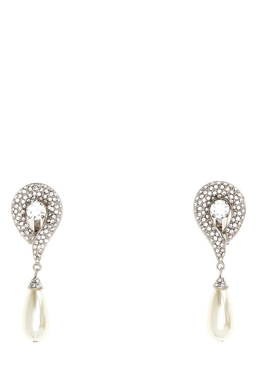 Alessandra Rich Earrings — Silver