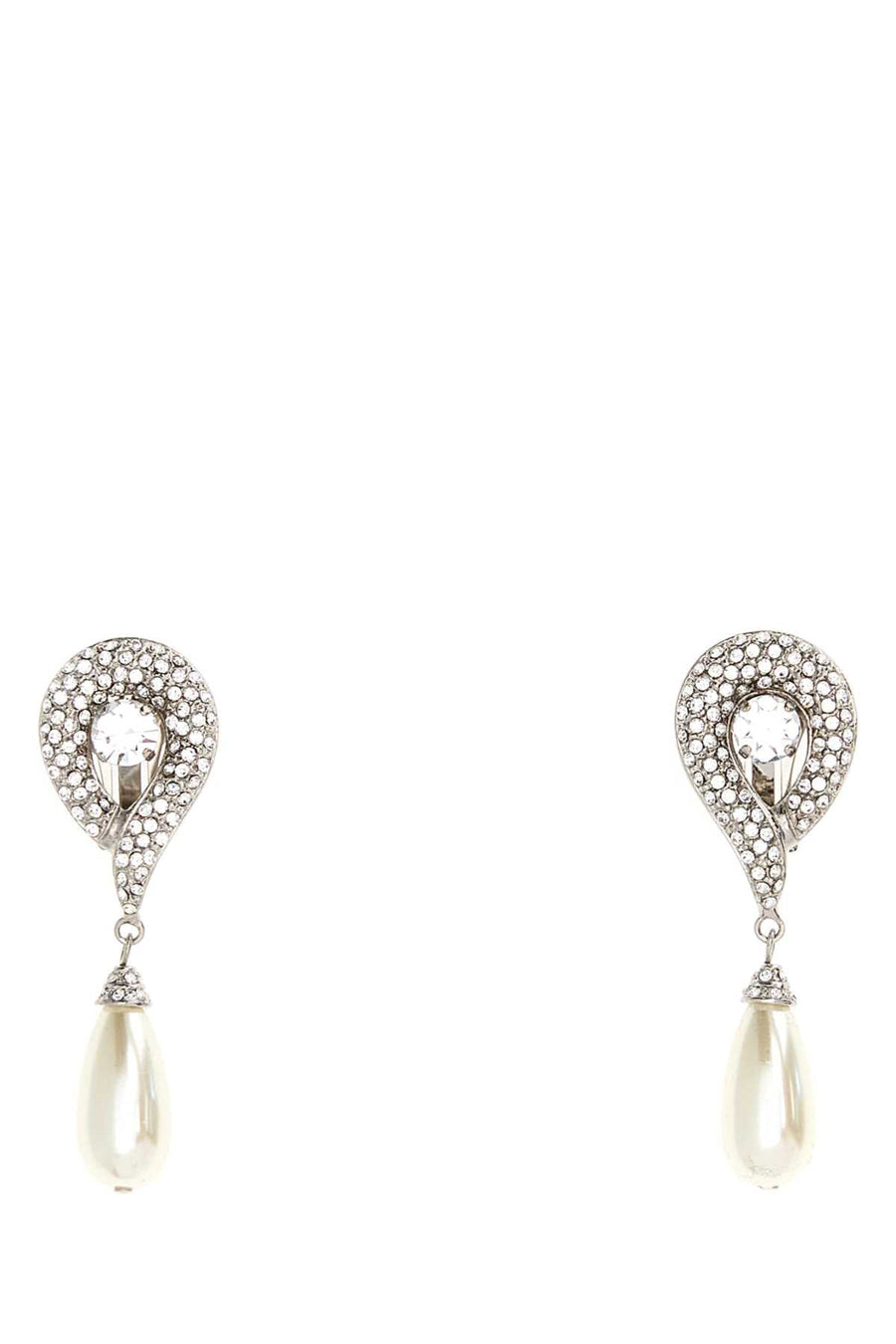 Alessandra Rich Earrings — Silver