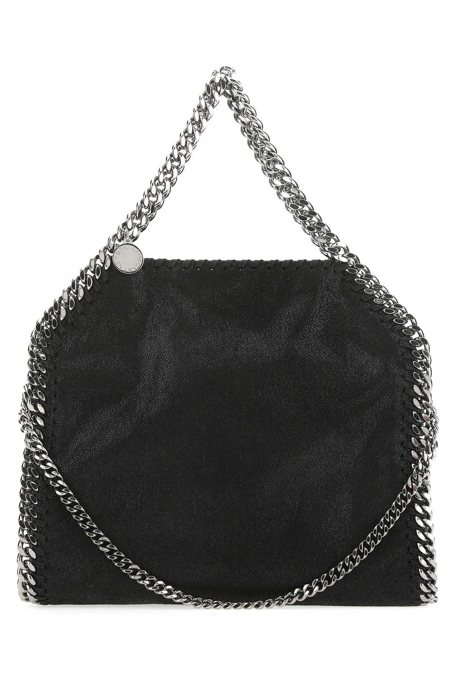 Stella Mccartney Falabella Top Handle Bag — Black Polyester