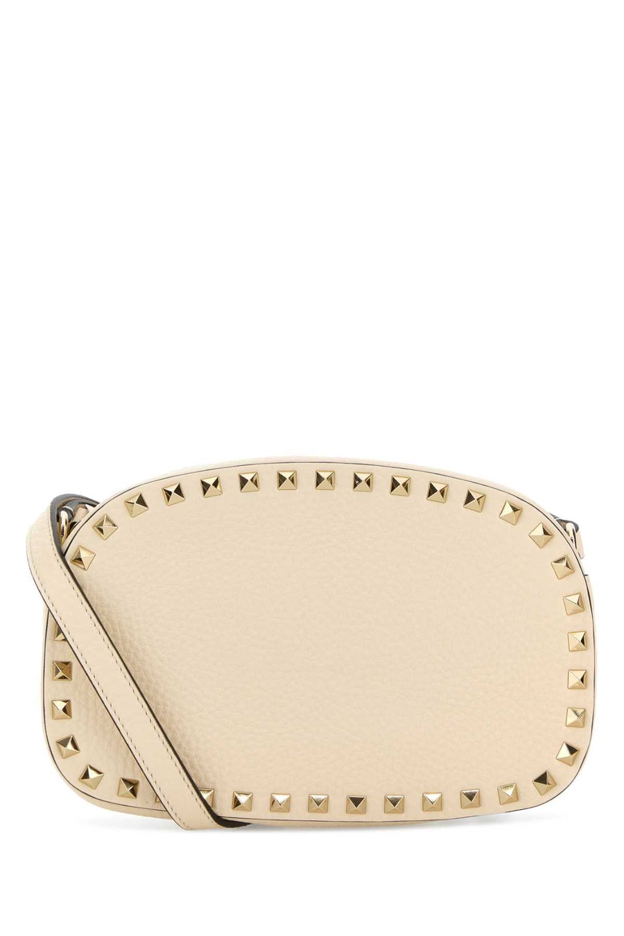 Valentino Garavani Case Crossbody Bag — Beige Calf Leather - Bos Taurus