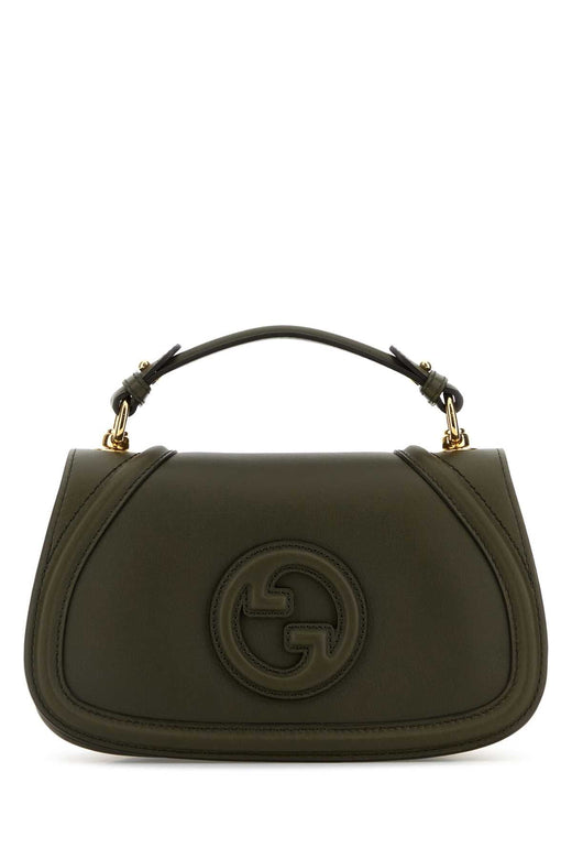 Gucci Blondie Top Handle Bag — Green Calf Skin