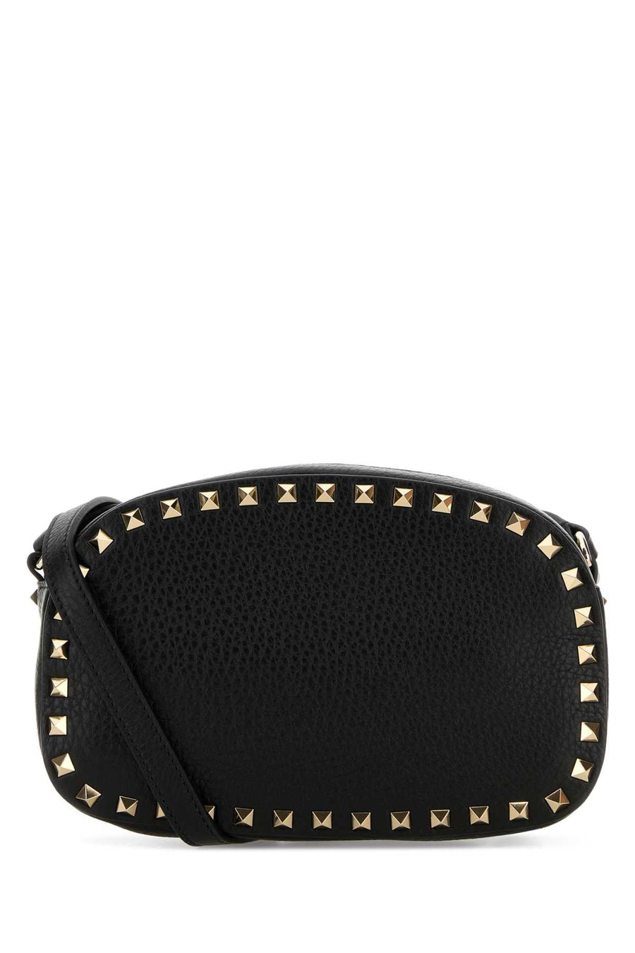 Valentino Garavani Case Crossbody Bag — Black Calf Leather - Bos Taurus