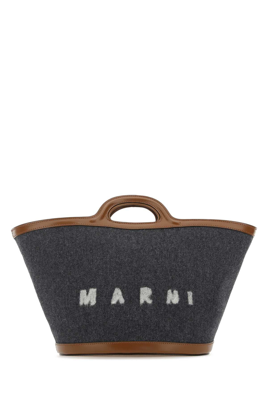 Marni Tropicalia Tote Bag — Gray