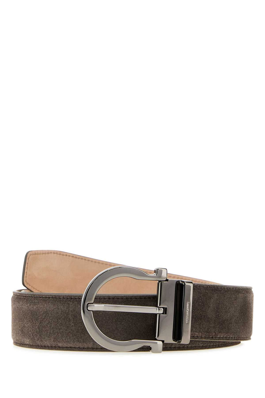 Ferragamo Gancio Belt — Brown